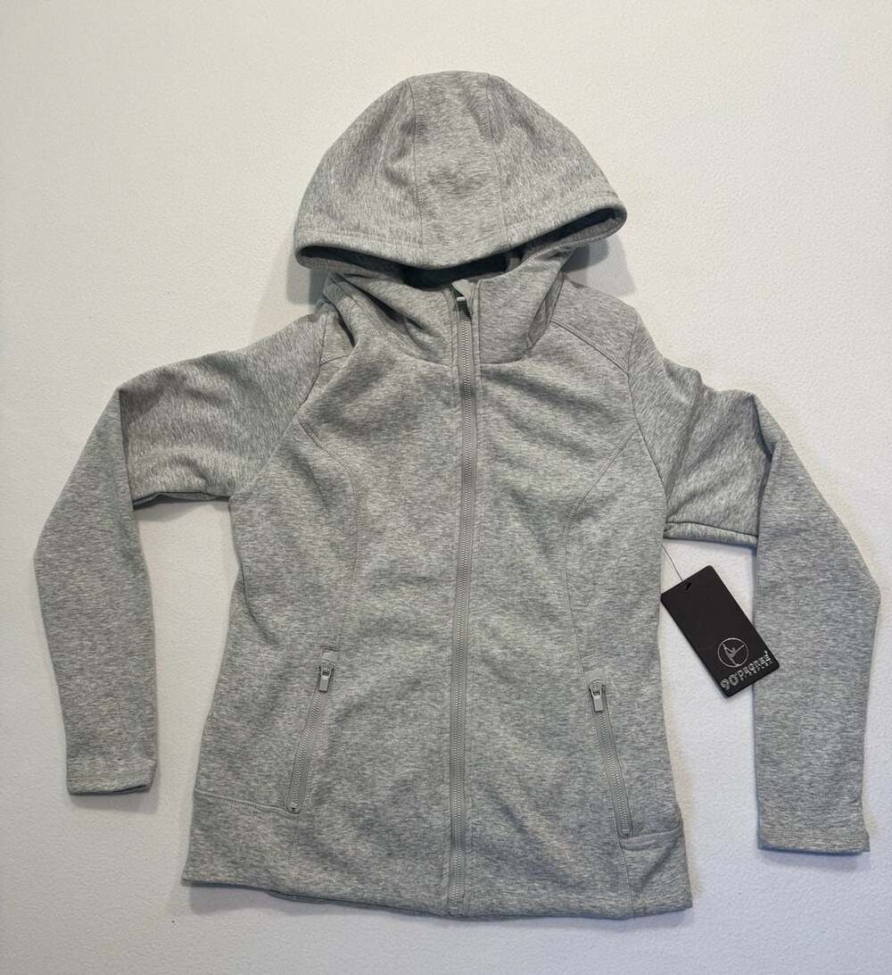 90 Degree by Reflex Women’s M Gray Fleece Lined Full Zip Hooded Jacket NWT - Picture 8 of 8